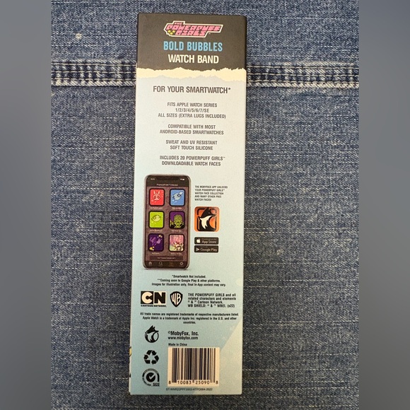 Powerpuff Girls Bold Bubbles Apple Smartwatch Band - Picture 8 of 11